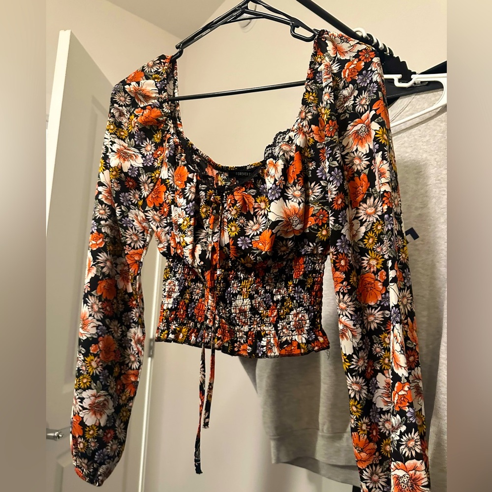 Floral Top🧡